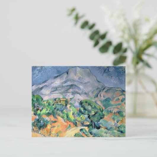 ポールセザンヌ| Mont Sainte-Victoire 1900年 ポストカード (スタンド正面)