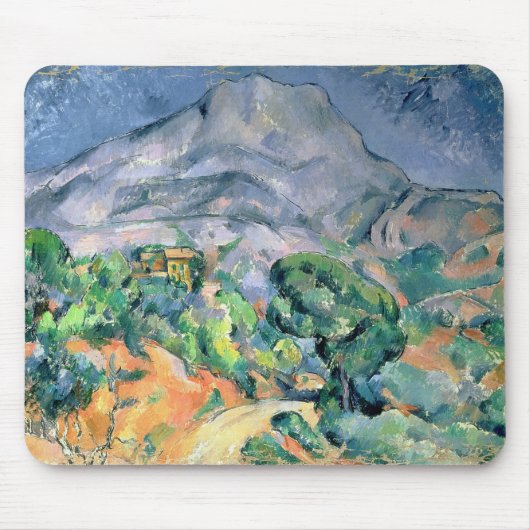 ポールセザンヌ| Mont Sainte-Victoire 1900年 マウスパッド (正面)
