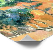 ポールセザンヌ Mont Sainte-Victoire, 1900 ポスター (角)