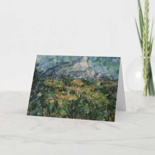 ポールセザンヌ| Mont Sainte-Victoire 1904-05年 カード (正面)