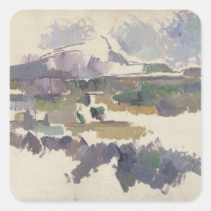 ポールセザンヌ Montagne Sainte-Victoire 1904-05年 スクエアシール