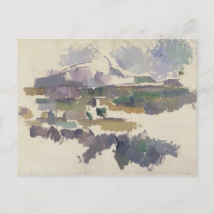 ポールセザンヌ Montagne Sainte-Victoire, 1904-05 ポストカード