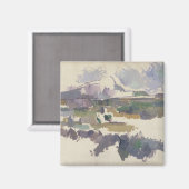 ポールセザンヌ | Montagne Sainte-Victoire, 1904-05 マグネット (正面/裏面)