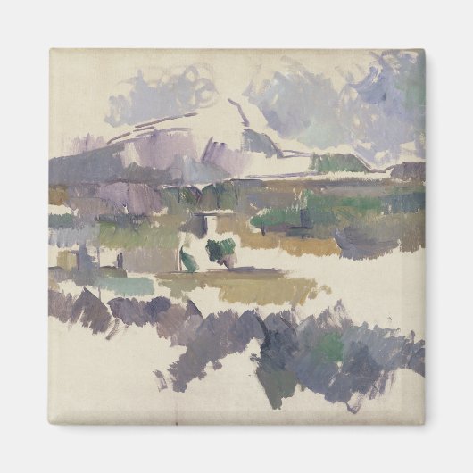 ポールセザンヌ | Montagne Sainte-Victoire, 1904-05 マグネット (正面)