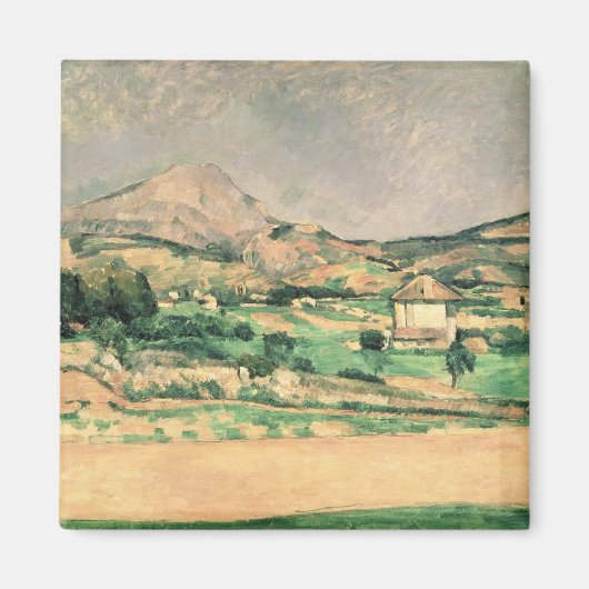ポールセザンヌ | Montagne Sainte-Victoire, c.1882-85 マグネット (正面)