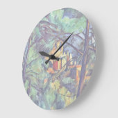 ポールセザンヌ- Noir館黒い領域 ラージ壁時計 (傾斜)