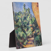 ポールセザンヌ | Red rock, c.1895 (キャンバス上の油) フォトプラーク (側面)