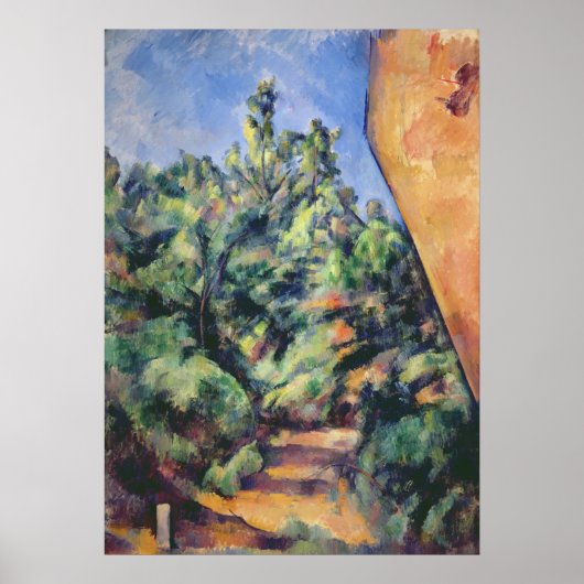 ポールセザンヌ | Red rock, c.1895 (キャンバス上の油) ポスター (正面)