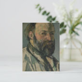 ポールセザンヌ | Self Portrait（自画像）、c.1877-80 ポストカード (スタンド正面)