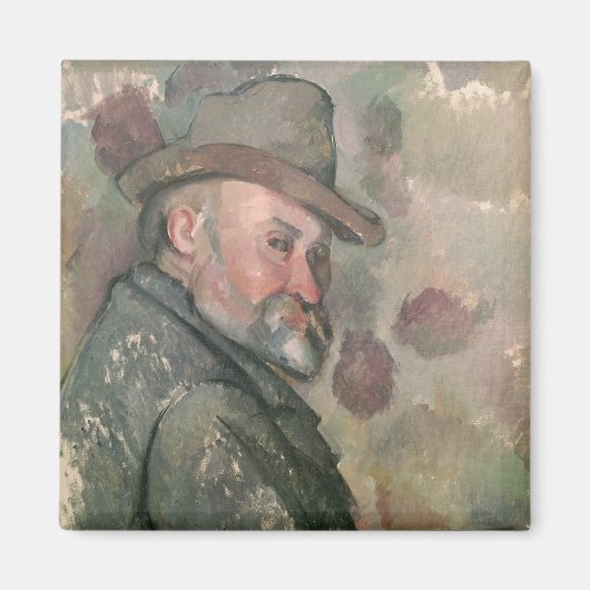 ポールセザンヌ | Self Portrait, 1890-94 マグネット (正面)