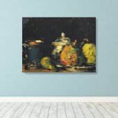 ポールセザンヌ | Still Life, c.1865 キャンバスプリント (インサイチュ (ウッドフロア))