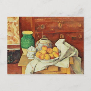 ポールセザンヌ Still Life with a chest of Drawers ポストカード