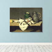 ポールセザンヌ | Still Life with a Kettle, c.1869 キャンバスプリント (インサイチュ (ウッドフロア))