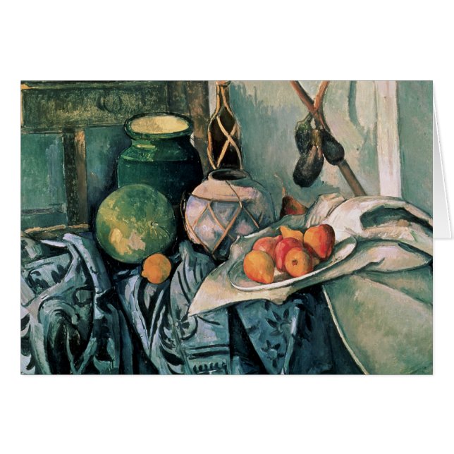 ポールセザンヌ | Still Life with Pitter and Aubergi (正面横)