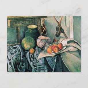 ポールセザンヌ Still Life with Pitter and Aubergi ポストカード