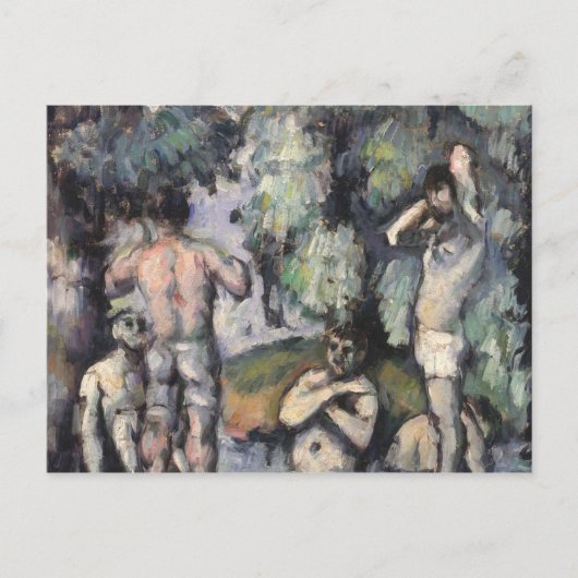 ポールセザンヌ | The Five Bather, c.1875-77 ポストカード (正面)