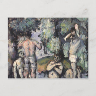 ポールセザンヌ   The Five Bather, c.1875-77 ポストカード