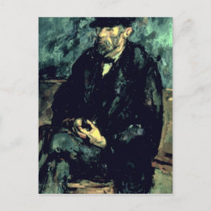 ポールセザンヌ The Gardener Vallier, c.1905 ポストカード