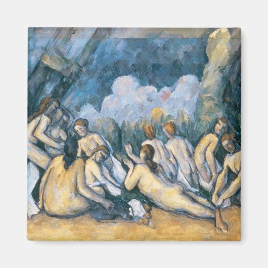ポールセザンヌ | The Large Bathers, c.1900-05 マグネット (正面)