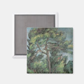 ポールセザンヌ | The Large Pine, c.1889 マグネット (正面/裏面)