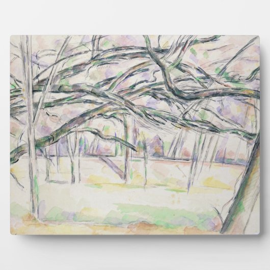 ポールセザンヌ | The Orchard, c.1895 (紙付き) フォトプラーク (正面)