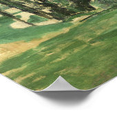 ポールセザンヌ | The Poplars, c.1879-82 ポスター (角)