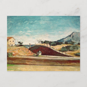 ポールセザンヌ The Railway Cutting, c.1870 ポストカード