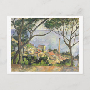 ポールセザンヌ   The Sea at l'Estaque, 1878 ポストカード