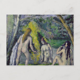 ポールセザンヌ   The Three Bathers, c.1879-82 ポストカード