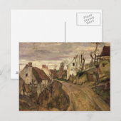 ポールセザンヌ | The Village Road, Auvers, c.1872-73 ポストカード (正面/裏面)