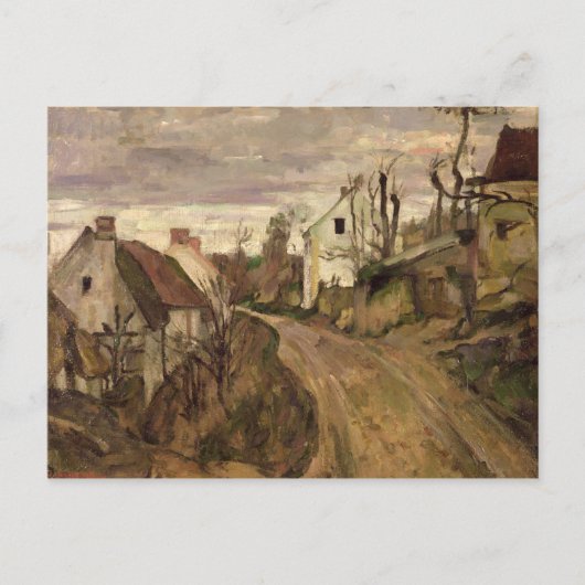 ポールセザンヌ | The Village Road, Auvers, c.1872-73 ポストカード (正面)