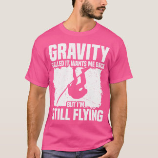 ポールバーター訓練トラックフィールドスパイクポールバウ Tシャツ