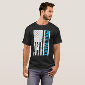ポールバーターUSフラッグポールヴォールト Tシャツ (正面フル)