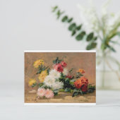 ポールビバヴィンテージフラワーズ ポストカード (スタンド正面)