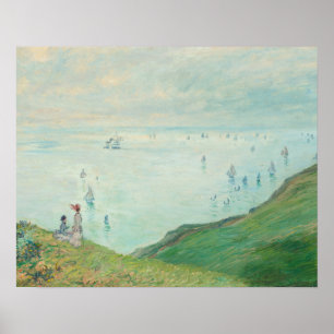 ポールビルの崖(1882) by Claude Monet ポスター