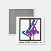 ポールフィットネスシルエットマグネット マグネット (正面/裏面)