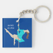 ポールフィットネス キーホルダー (裏面)