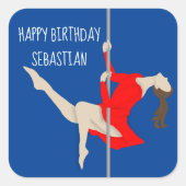 ポールフィットネス スクエアシール (正面)