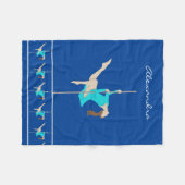 ポールフィットネス フリースブランケット (正面(横))