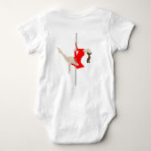 ポールフィットネス ベビーボディスーツ (裏面)