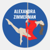 ポールフィットネス ラウンドシール (正面)