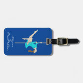 ポールフィットネス ラゲッジタグ (正面横)