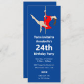 ポールフィットネス 招待状 (正面/裏面)