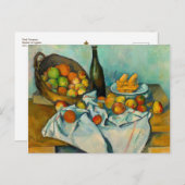ポールフランスのセザンヌ絵画のリンゴのバスケット ポストカード (正面/裏面)