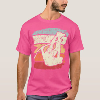 ポールボールトポールヴォールティング60S 70Sスタイルレトロポール Tシャツ