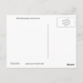 ポールマトリョシカ葉書 ポストカード (裏面)