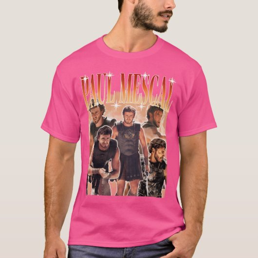 ポールメスカルグラディエーターレトロヴィンテージ Tシャツ (正面)