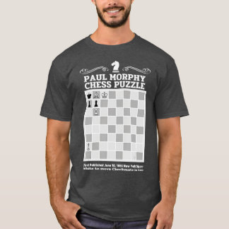 ポールモーフィチェスパズルチェスプレーヤー Tシャツ