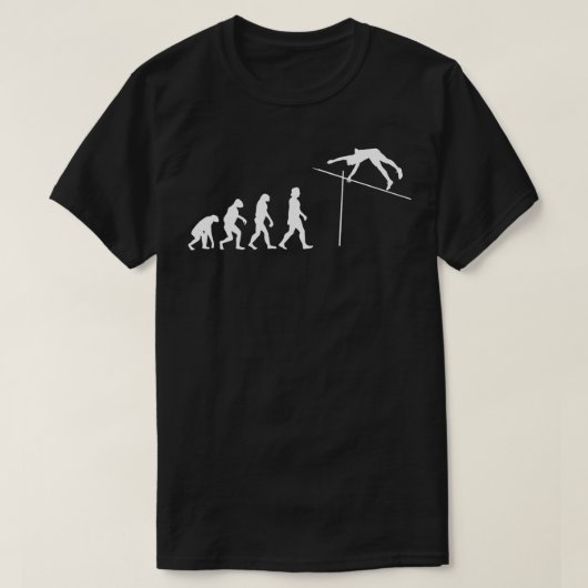 ポールヴォールティングの進化 Tシャツ (デザイン正面)
