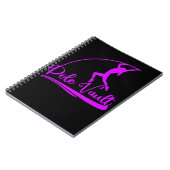 ポールヴォールティングガールポールボルトアスリート ノートブック (左側)